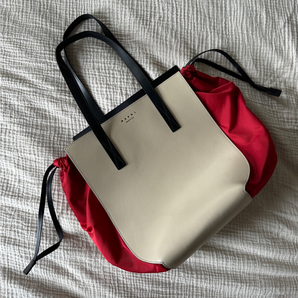 Marni Colorblock Gusset Tote